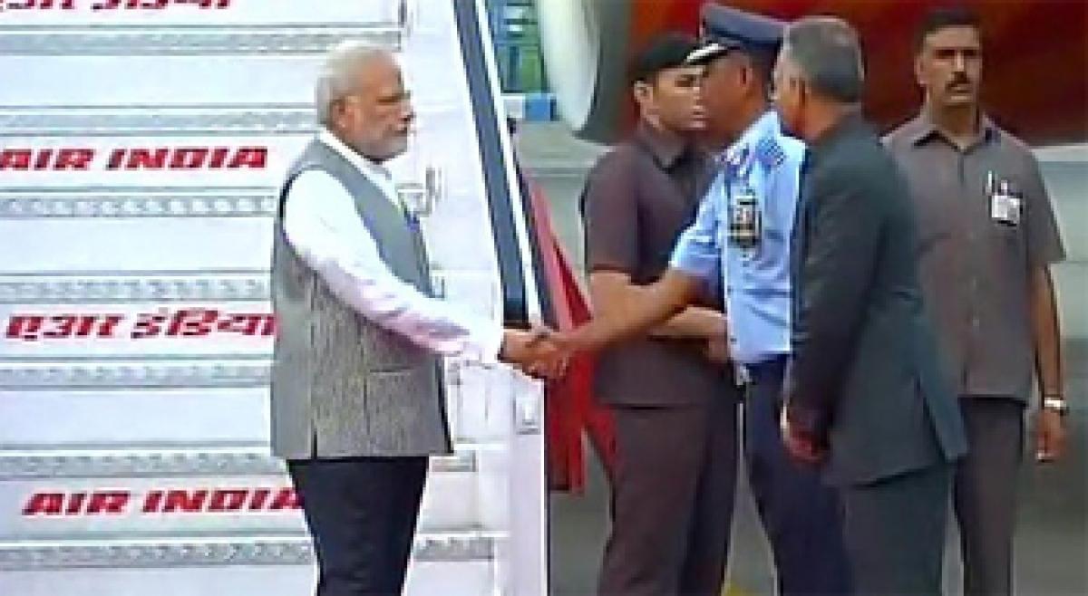 PM Narendra Modi Returns Home After Four-Nation Africa Tour